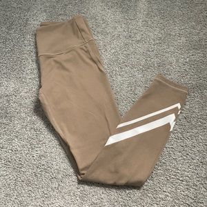 Tory Sport compression chevron leggings, small